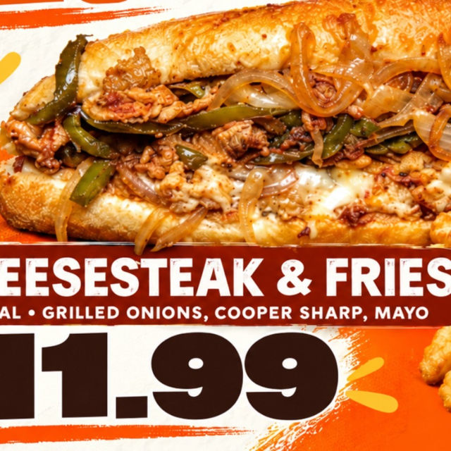 Lunch Special Chicken Philly & Fries.