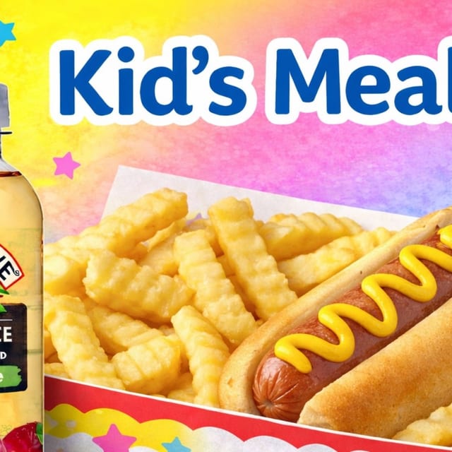 Kid's Hot Dog & Fries.