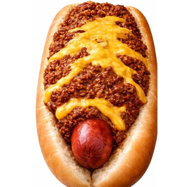 Chili Cheese Dog.