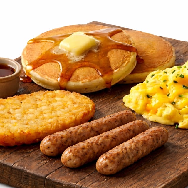 Turkey Sausage Breakfast Platter.